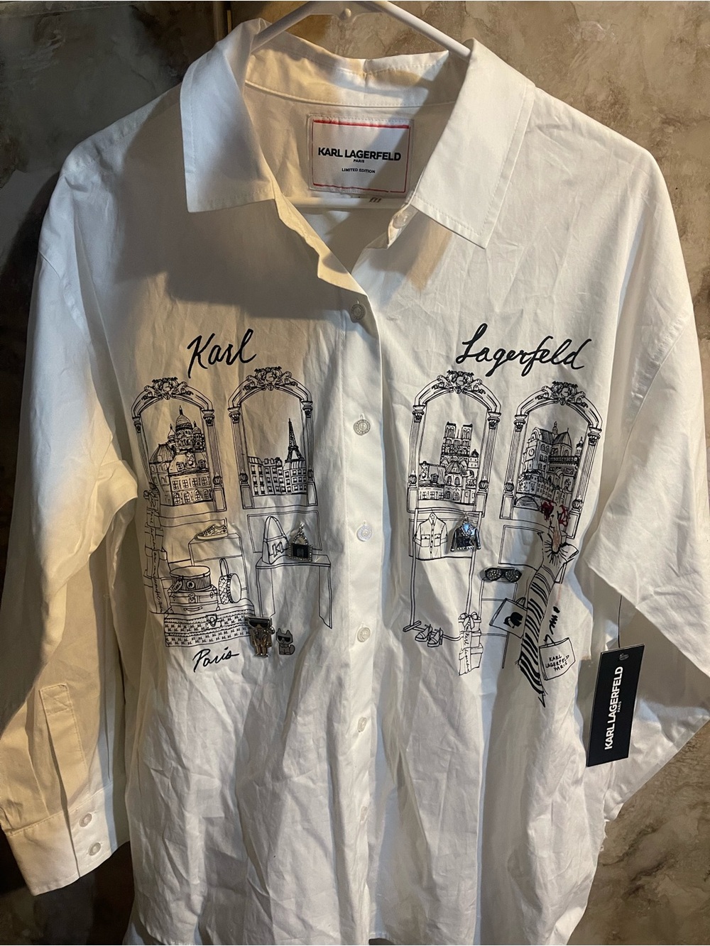 Karl Lagerfeld Shirt Large NWT